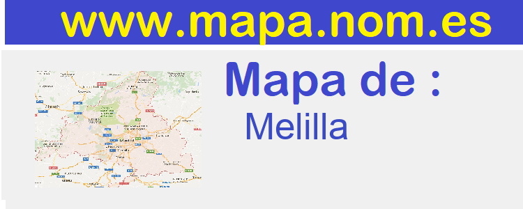 mapa de  Melilla